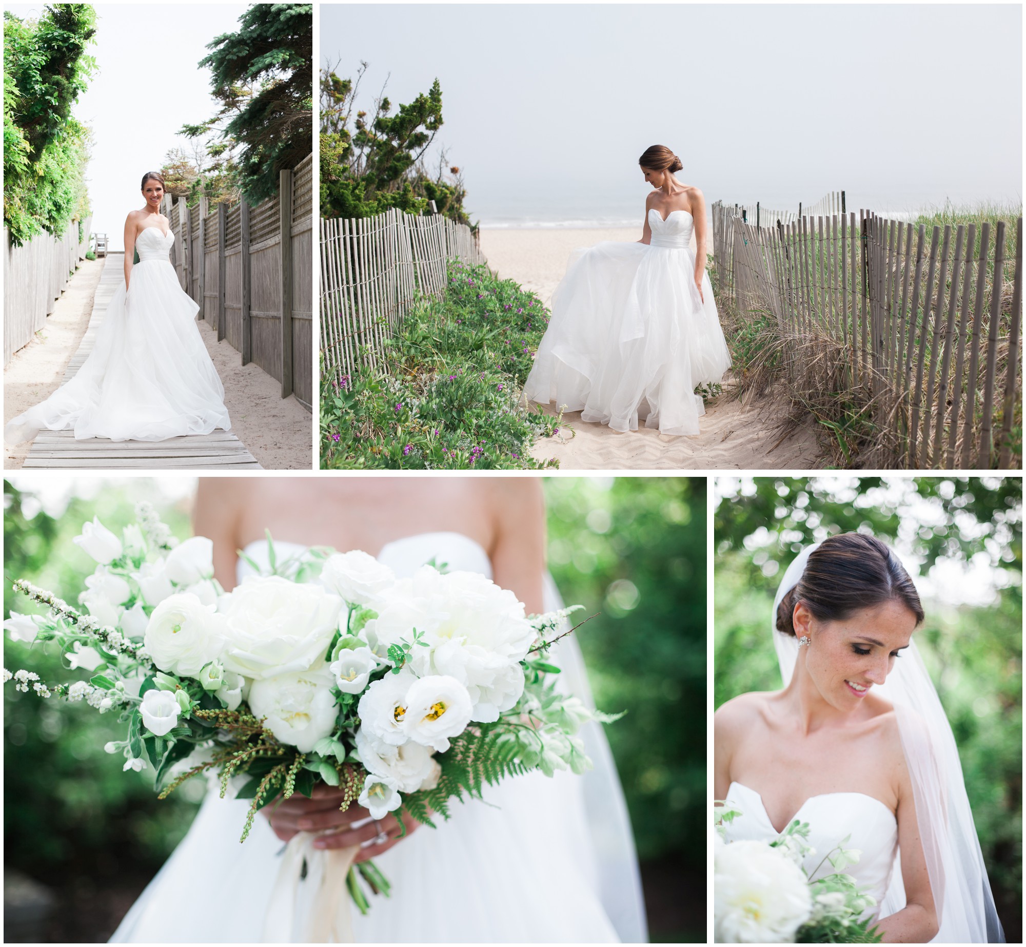 bridal portraits of a naturally beautiful bride in the hamptons new york